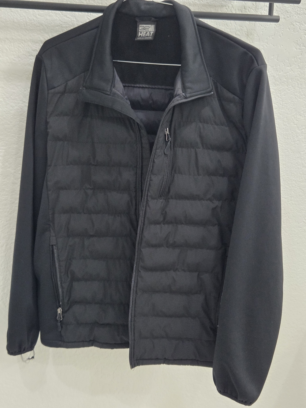32 Degrees Heat Quilted Jacket Black Small